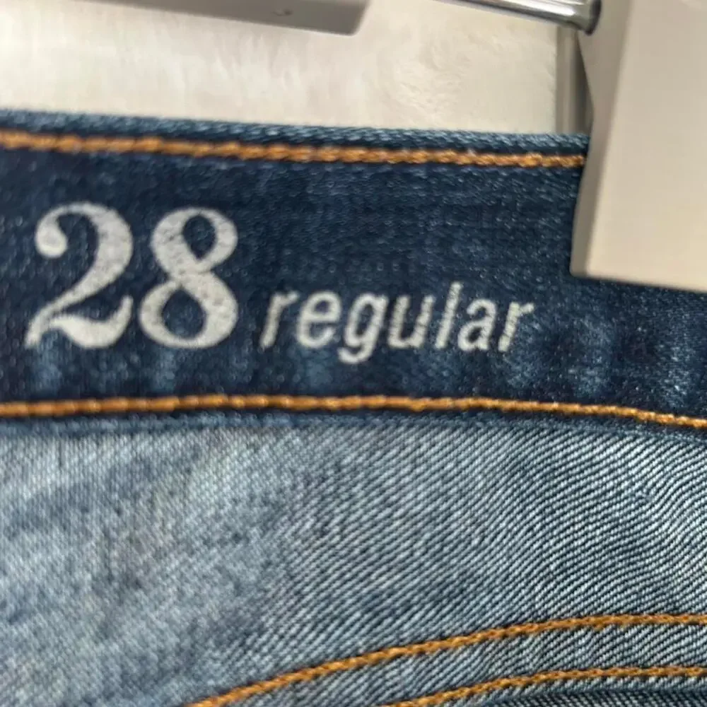 J.Crew Midrise Toothpick Jeans Womens 28 Regular‎ Dark Wash Skinny Denim Indigo